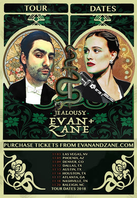 EVAN + ZANE: Jealousy Tour Poster